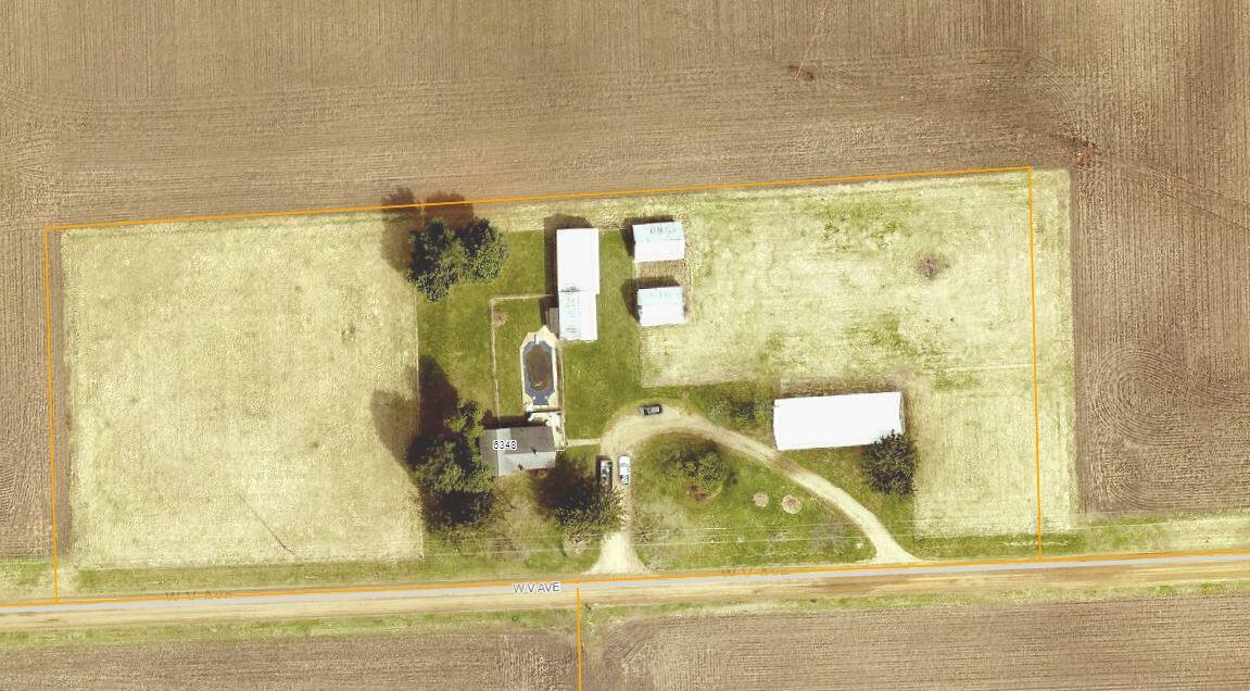 aerial view of property