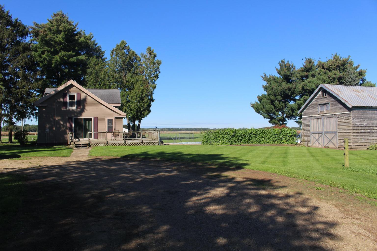 view of home and barn