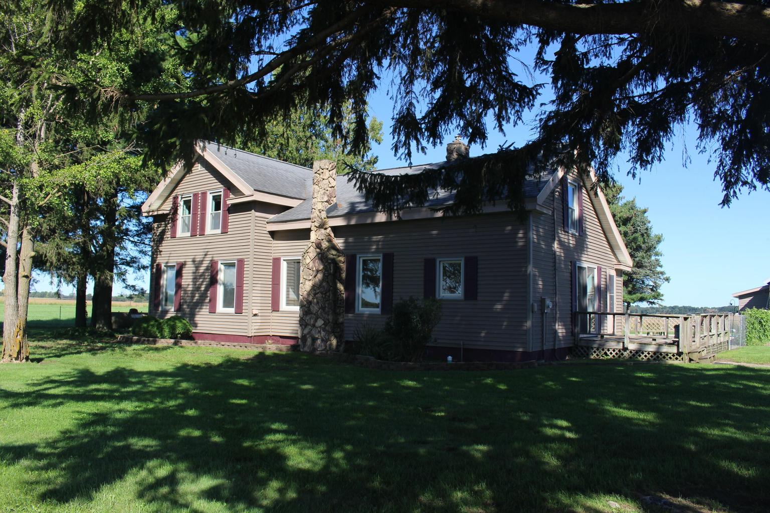 brown and red home